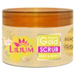 Lilium Gold Face and Body Scrub 250 gms