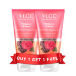 VLCC Mulberry and Rose Fairness Face Wash 1+1 Combo