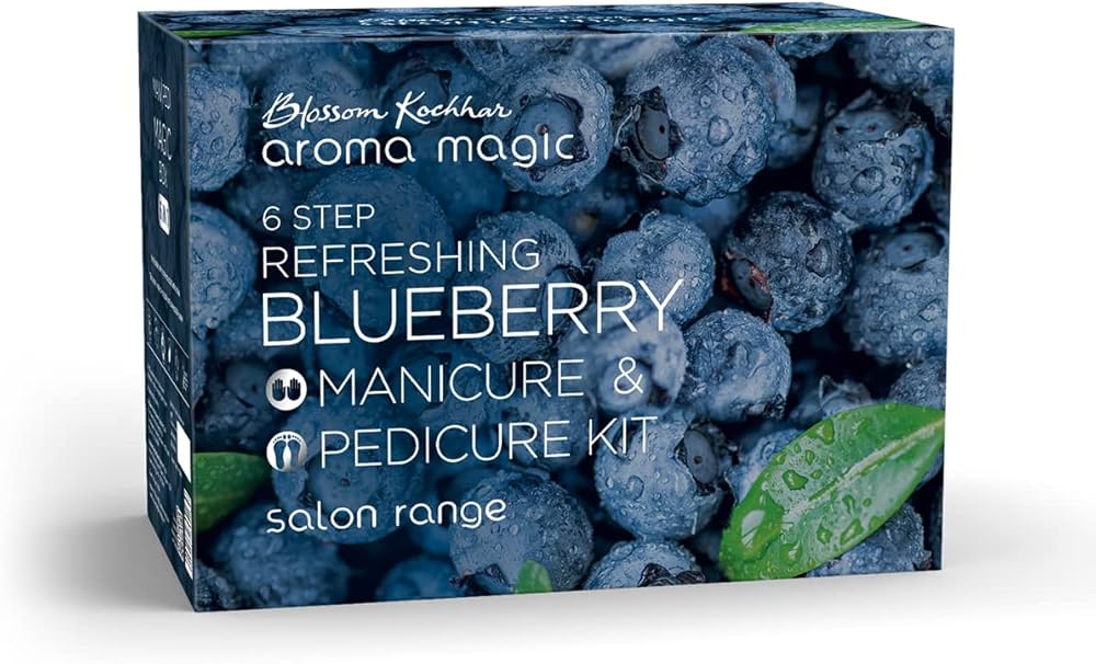 Blossom Kochhar Aroma Magic 6 steps Blue Berry Manicure and pedicure Kit