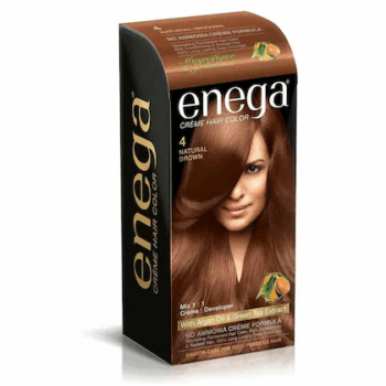 Enega Hair Color Natural Brown Number 4
